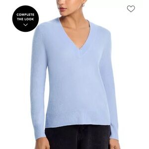 AQUA Cashmere V-Neck Sweater